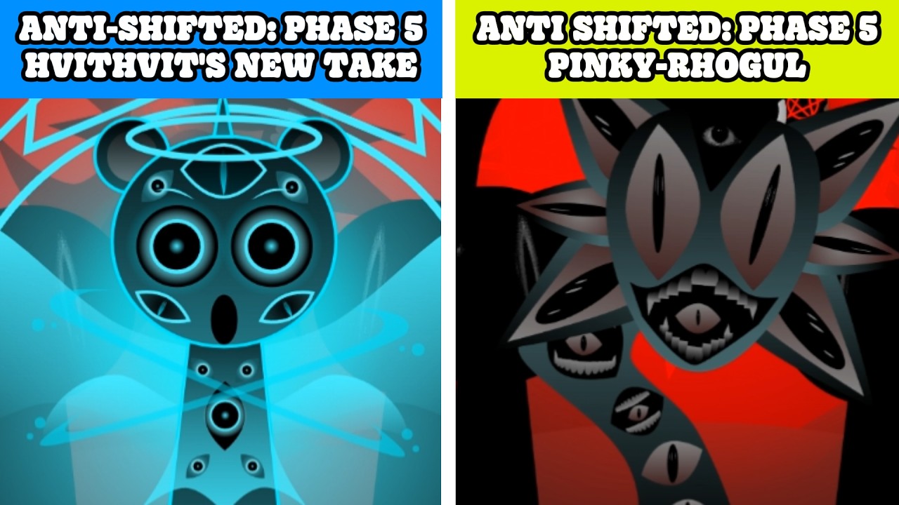 Sprunki Anti-Shifted Phase 5 hvithvit's Take vs Anti Shifted Phase 5 Pinky-Rhogul disturbing truth