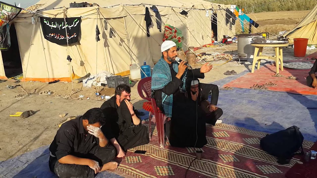 شيخ سجاد الاسدي في طريق المشايه