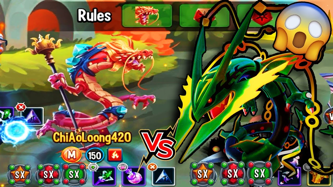 🔴Monster Legends - CHI AO LOONG LEVEL [150 MAX] vs Boss Ultimate😱 King Dragon