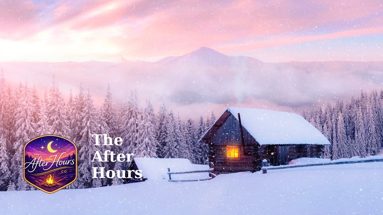 Snow Falling & Wind Sounds ❄️ Cozy Winter Night Ambience