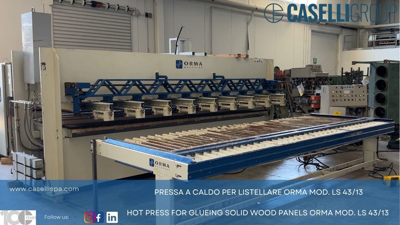 CASELLI - Pressa listellare Orma mod. LS 43/13