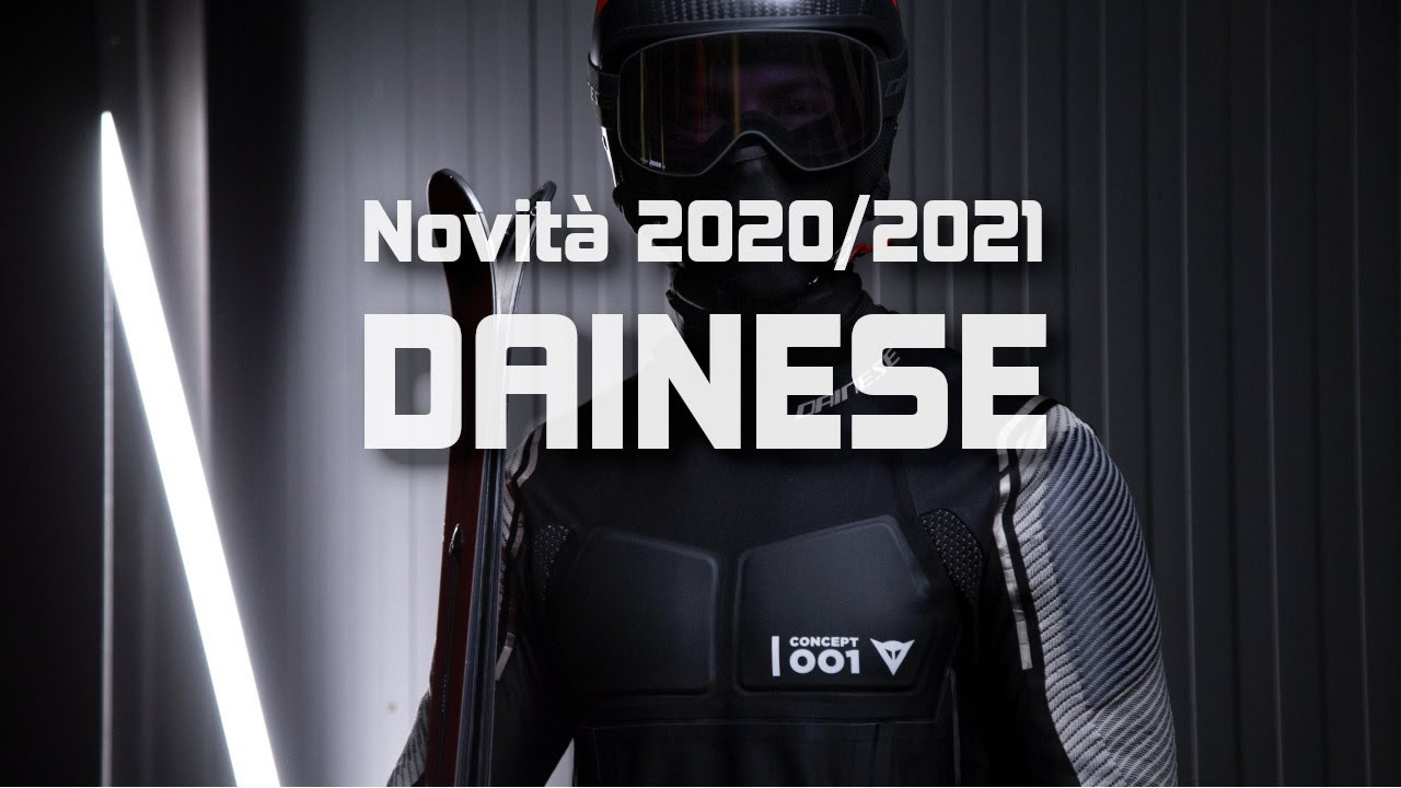 Novità Dainese 2020/2021 (Concept 001, casco Nucleo e guanti Ergotek)
