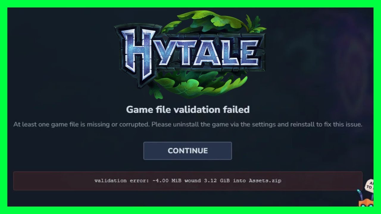 Как проверить целостность игровых файлов в Hytale