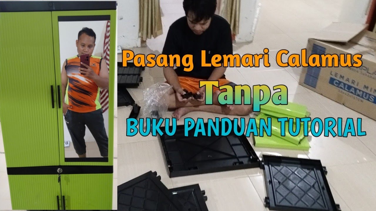Pasang Lemari Mini Calamus Bikin Pusing Tanpa Buku Panduan #tutorial