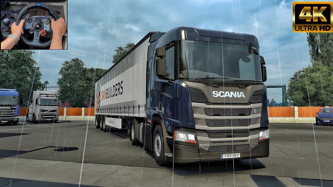 Scania Truck Delivery – England to Felixstowe | Euro Truck Simulator 2 | Logitech G29 4K Gameplay