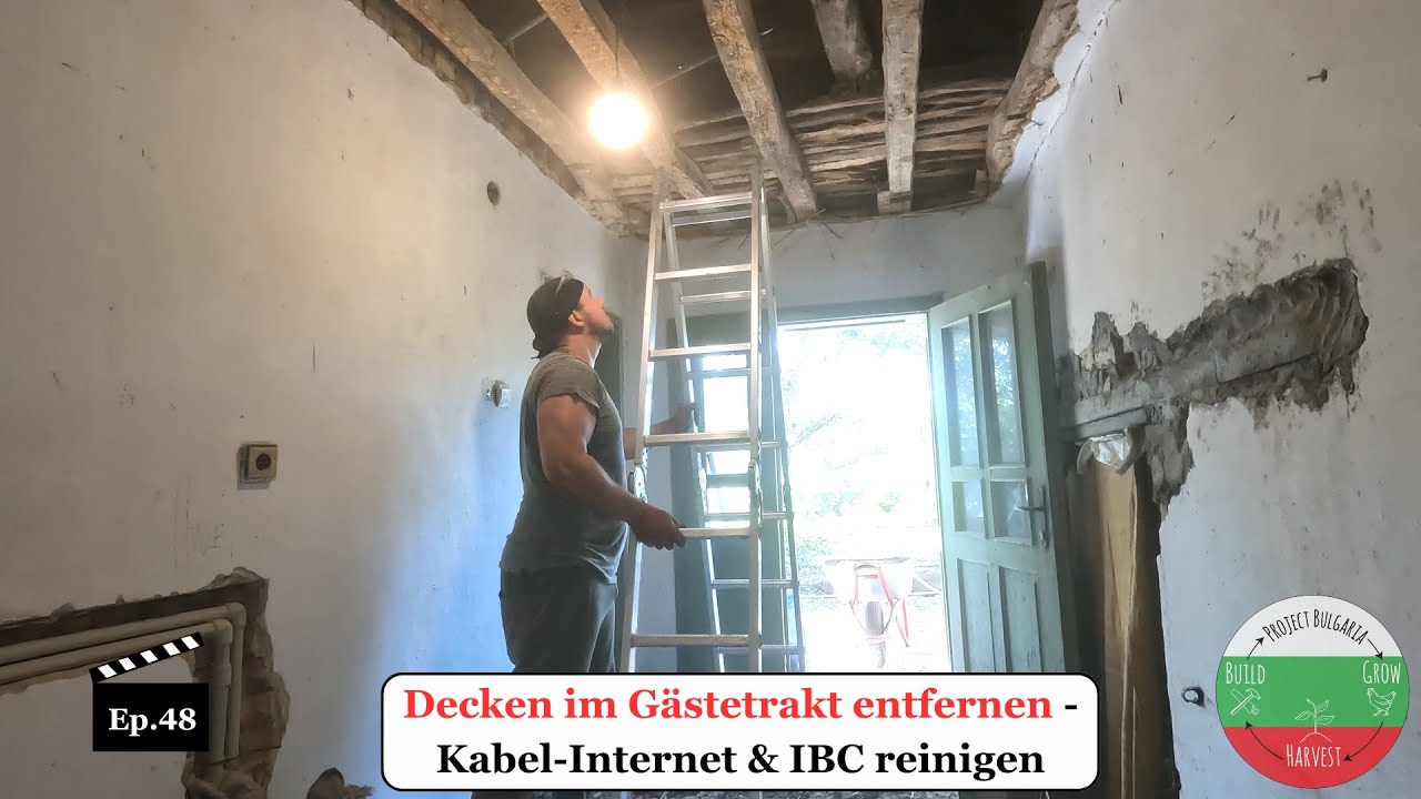 Decken im Gästetrakt entfernen, Kabelinternet & IBC reinigen - Ep.48 📺