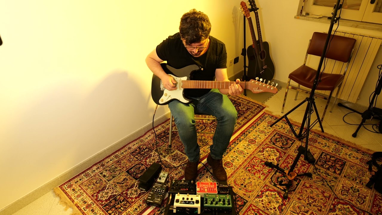 ANDROMEDA - Ambient Guitar Soundscapes- Live set - Recording  Session -