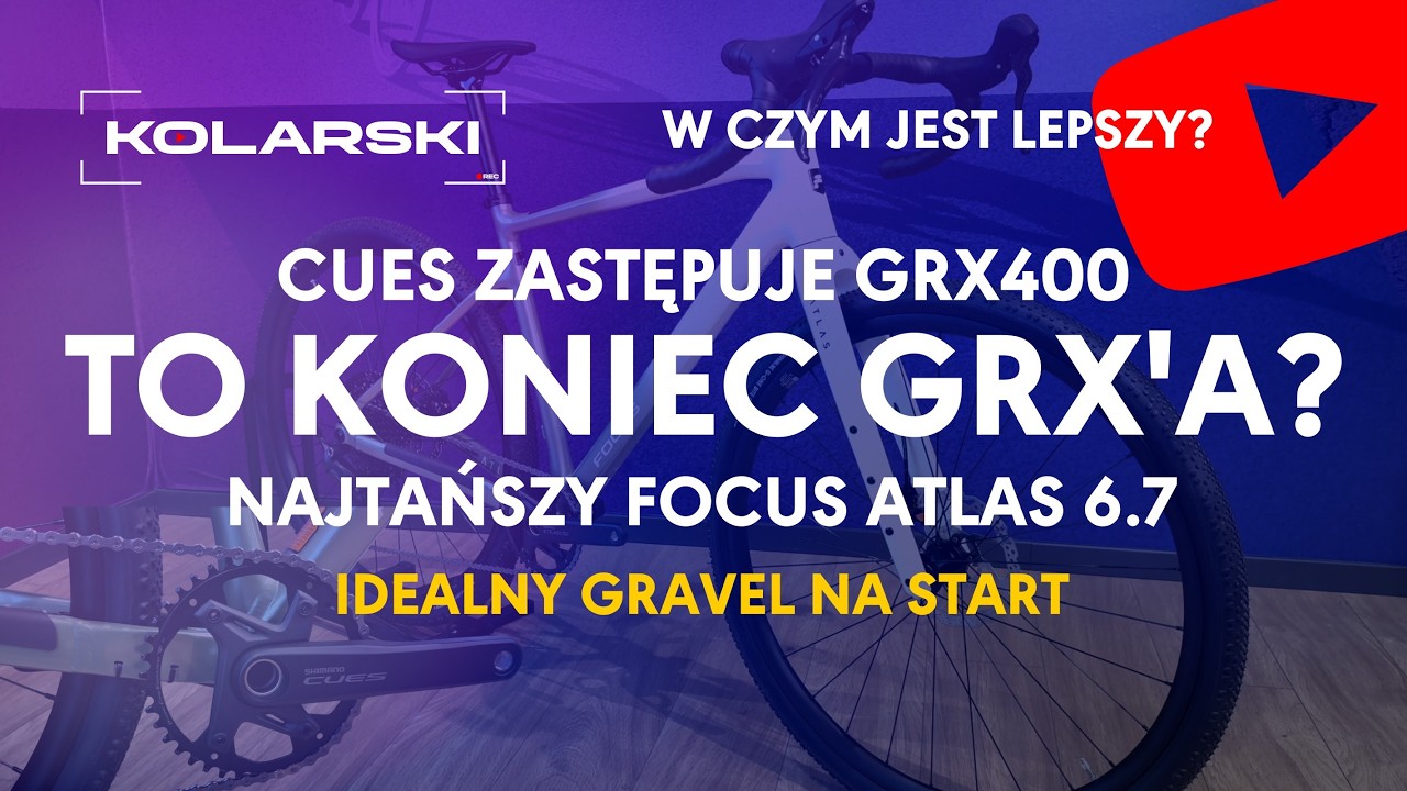 Koniec GRX 2x10? - Nowy Cues zastępuje starego GRX'a. Najtańszy Focus Atlas 6.7 - idealny na start!