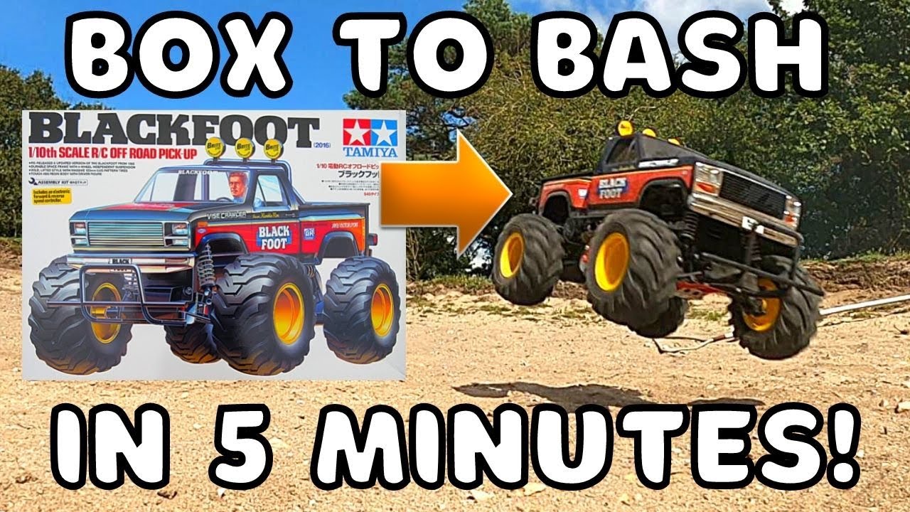 Tamiya Blackfoot Speed Build. Box to Bash in 5 Minutes!