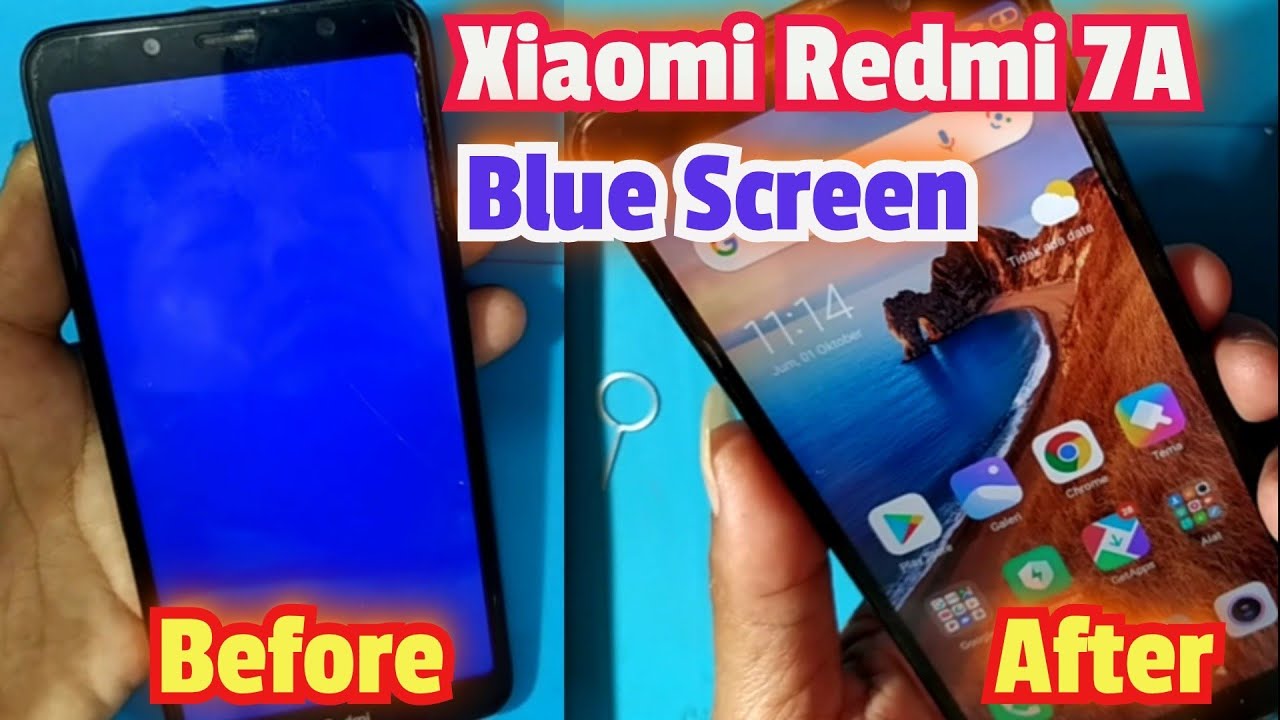 Xiaomi Redmi 7A Blue Screen part II #TeksoVlog