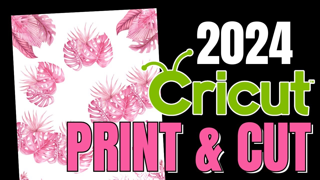 *UPDATED 2024* Print & Cut in Cricut in 5 Mins! | Import png into Cricut