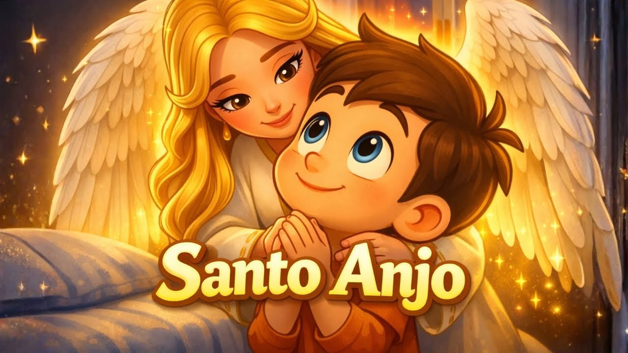 Santo Anjo do Senhor 👼🙏 | Oração do Anjo da Guarda | Música Infantil para Dormir