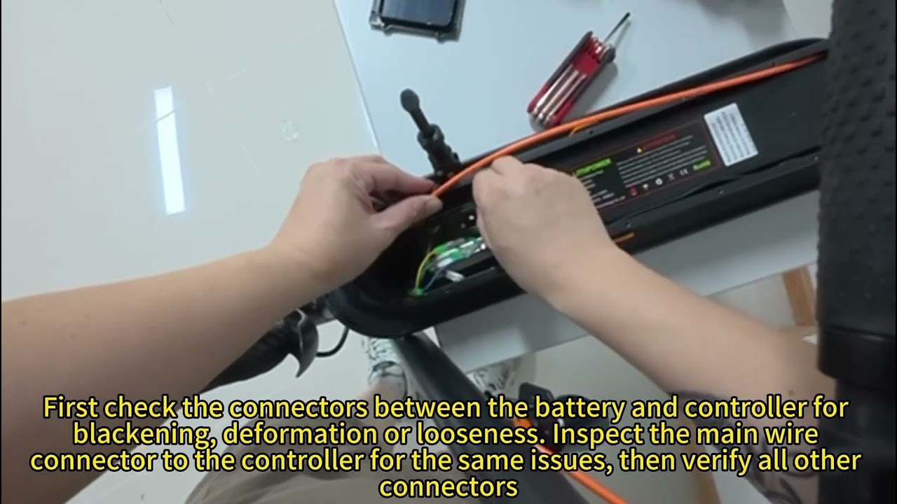 T3 fails to power on, check all connectors