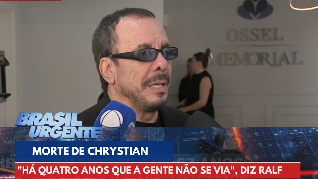 Ralf lamenta a morte do irmão Chrystian: 