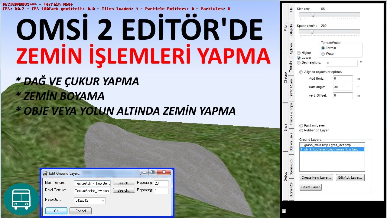 OMSİ 2 EĞİTİM 57 - ZEMİN & TERRAİN İŞLEMLERİ