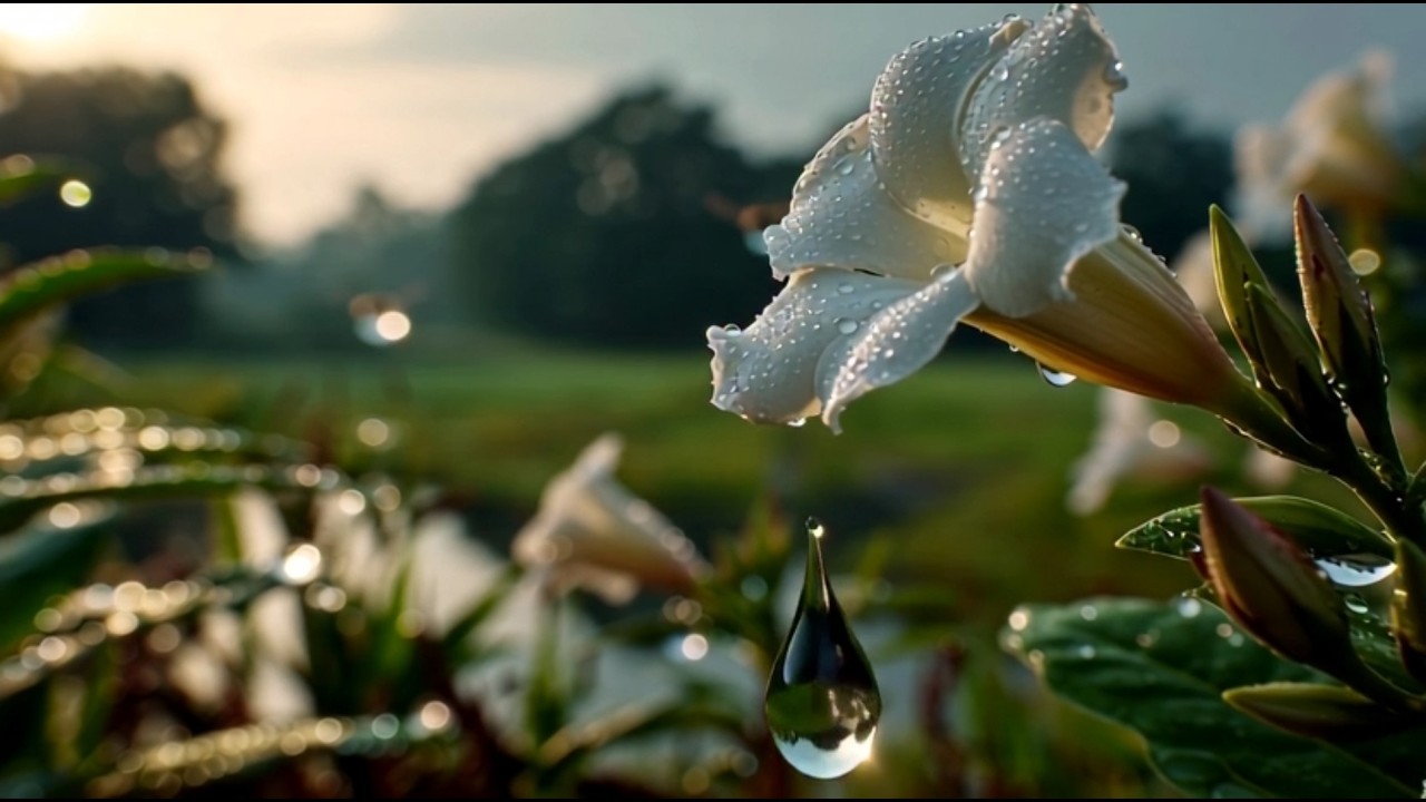 Flores Bajo la Lluvia | Música Suave para Calmar la Mente