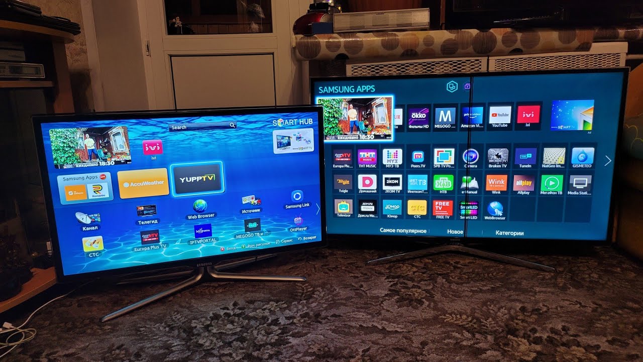 Сравнение smart tv Samsung 2012 и 2014 годов