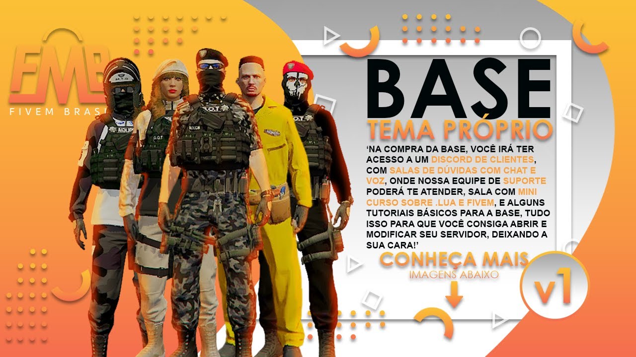 Base FiveM vRPEX TEMA PRÓPRIO v1 EXCLUSIVA!
