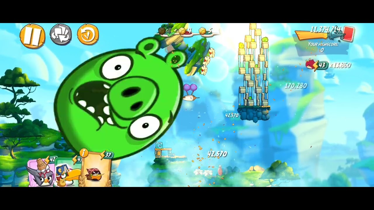 My angry birds 2 gameplay 😎
