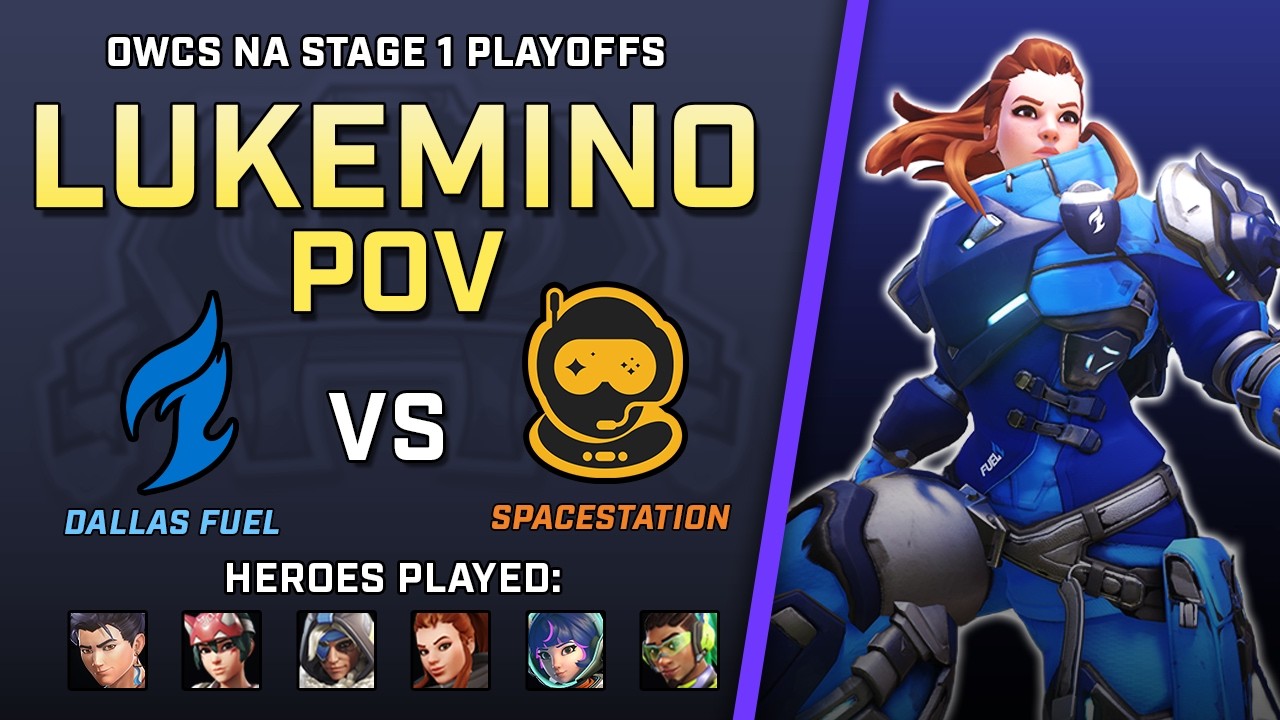 [ Lukemino ] Stalwart Supporting | Dallas Fuel vs Spacestation | OWCS NA Stage 1 Playoffs