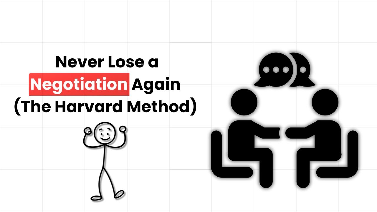 Never Lose a Negotiation Again (The Harvard Method Explained)
