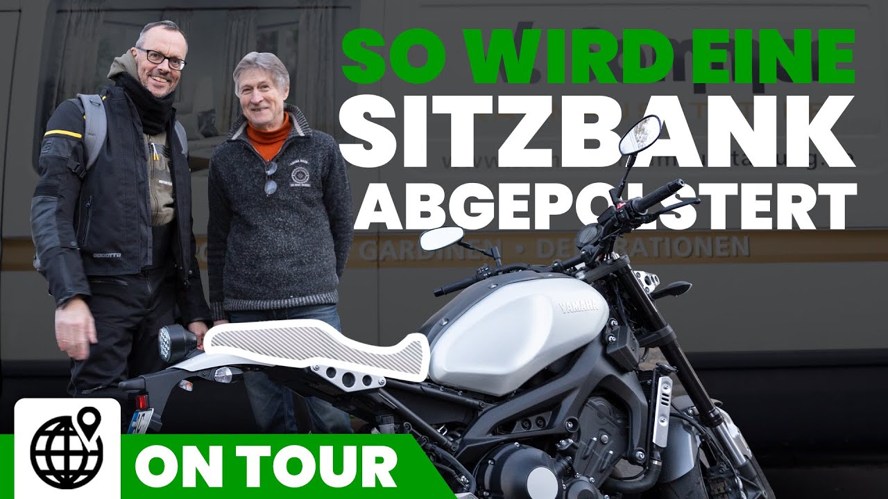 Motorrad-Sitzbank abpolstern - Für kleinere Motorradfahrer & Co