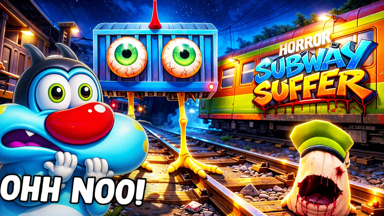 I WAS TRAPPED IN Subway Horror : Chapter 1 😨ft.Oggy