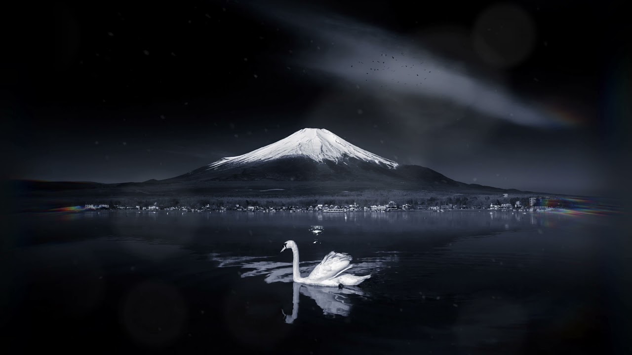 Zen Lake, White Swan 🦢— Oriental Meditation Music Ambience 🗻