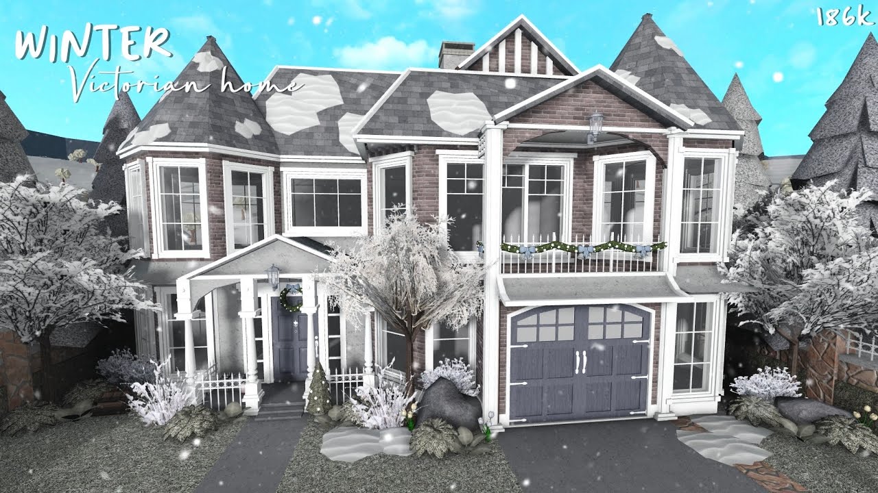 Bloxburg | Victorian Winter Home
