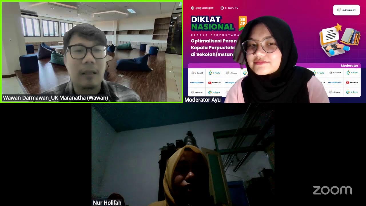 #3 Diklat 38JP - Optimalisasi Peran Kepala Perpustakaan di Sekolah/Instansi