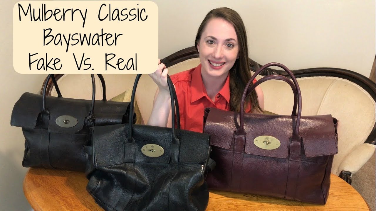 Mulberry Classic Bayswater: Real vs. Fake | How to Authenticate | Heritage
