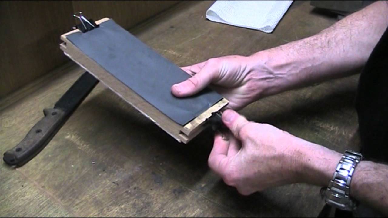 DIY Sandpaper Sharpening Block for Knife Sharpening