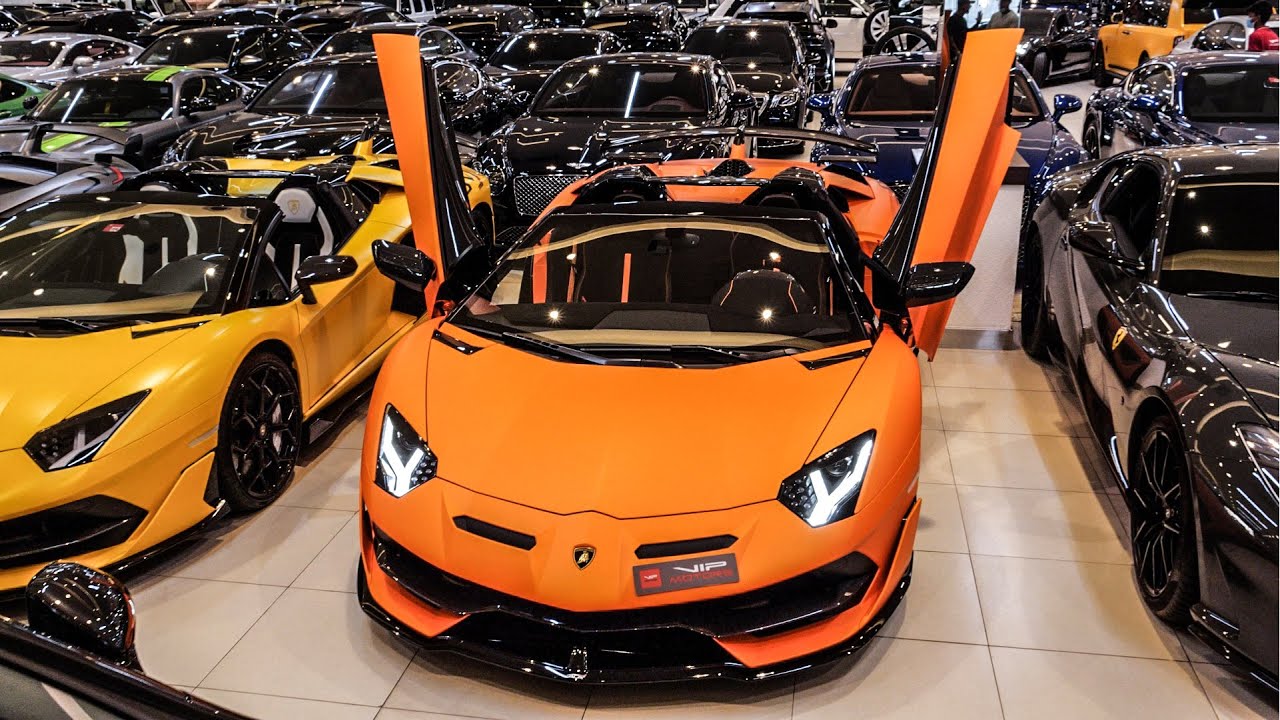 Matte Orange Lambo Aventador SVJ Roadster - Sound, Interior and Exterior in Detail