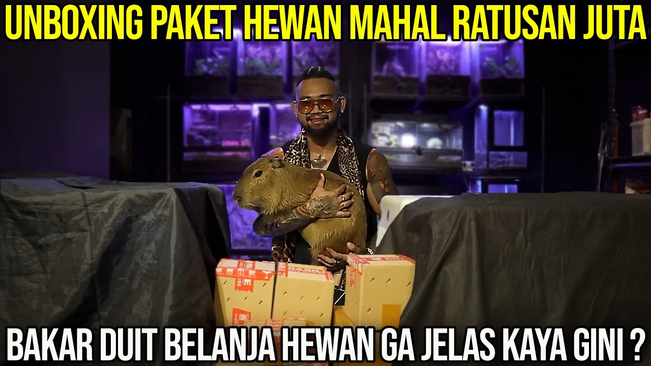 UNBOXING PAKET HEWAN MAHAL RATUSAN JUTA. BAKAR DUIT BELANJA HEWAN GA JELAS KAYA GINI?