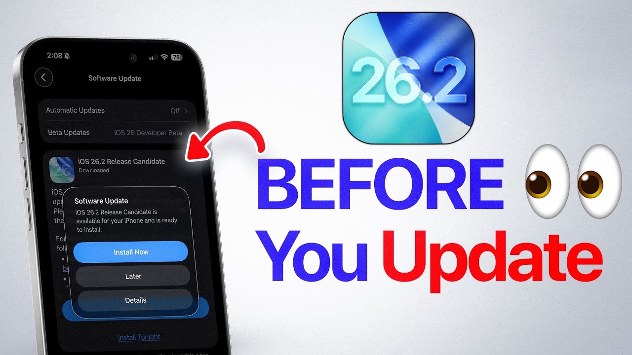 iOS 26.2 - Do This BEFORE You Update! 
