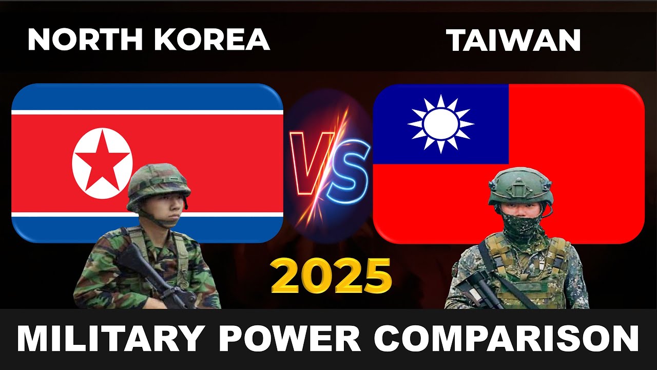 North Korea vs Taiwan Military Power 2025 | Taiwan vs North Korea Military Power 2025