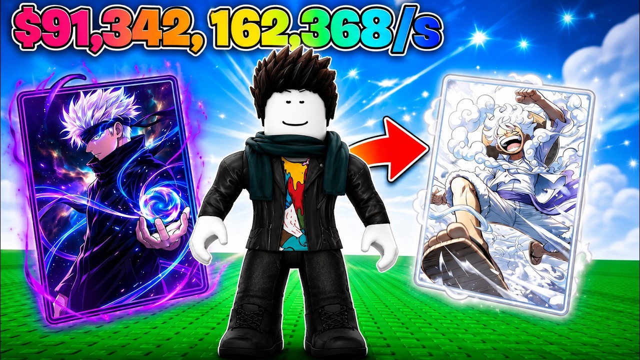 I Got the MYTHIC CARD in ANIME CARD Roblox..