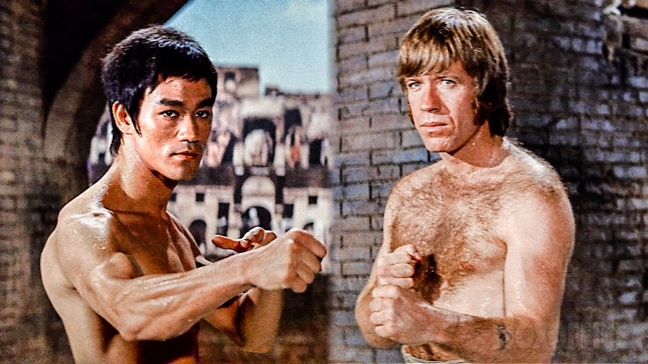 The Greatest Fight in Cinema History | Master Bruce Lee VS Chuck Norris 🌀 4K