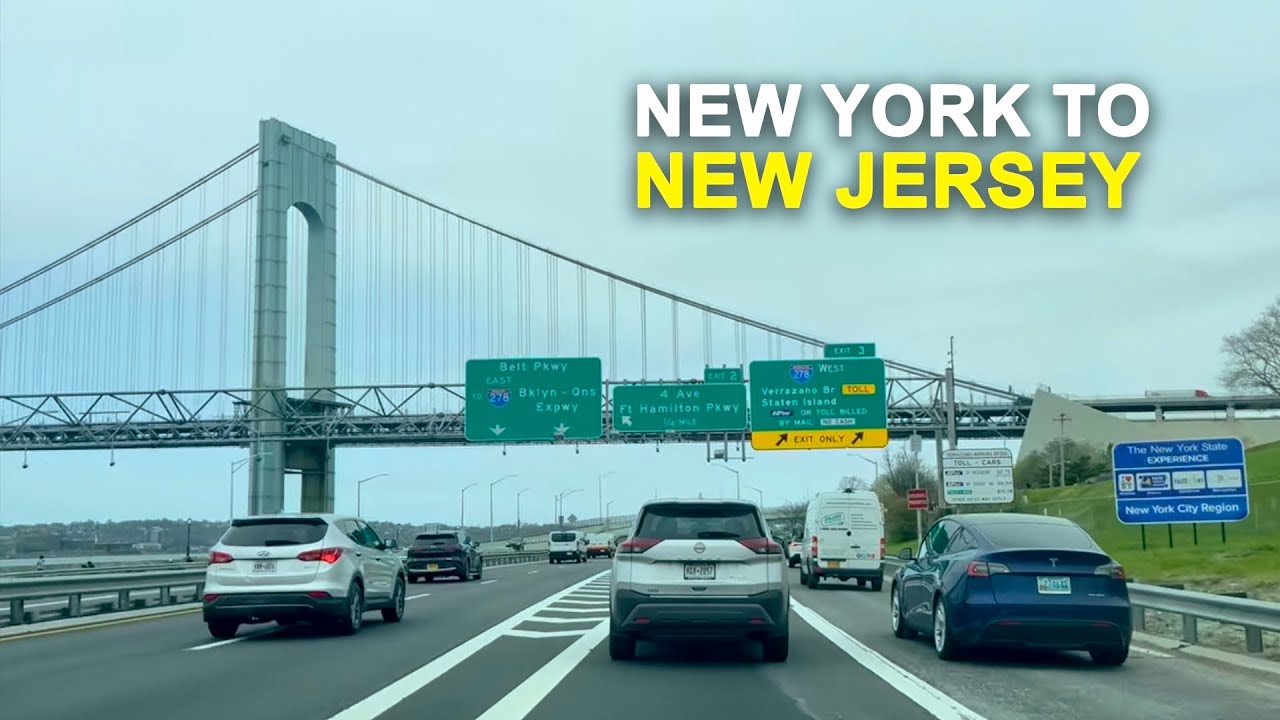 Driving from New York City to New Jersey Holland Ridge Farm April 2025