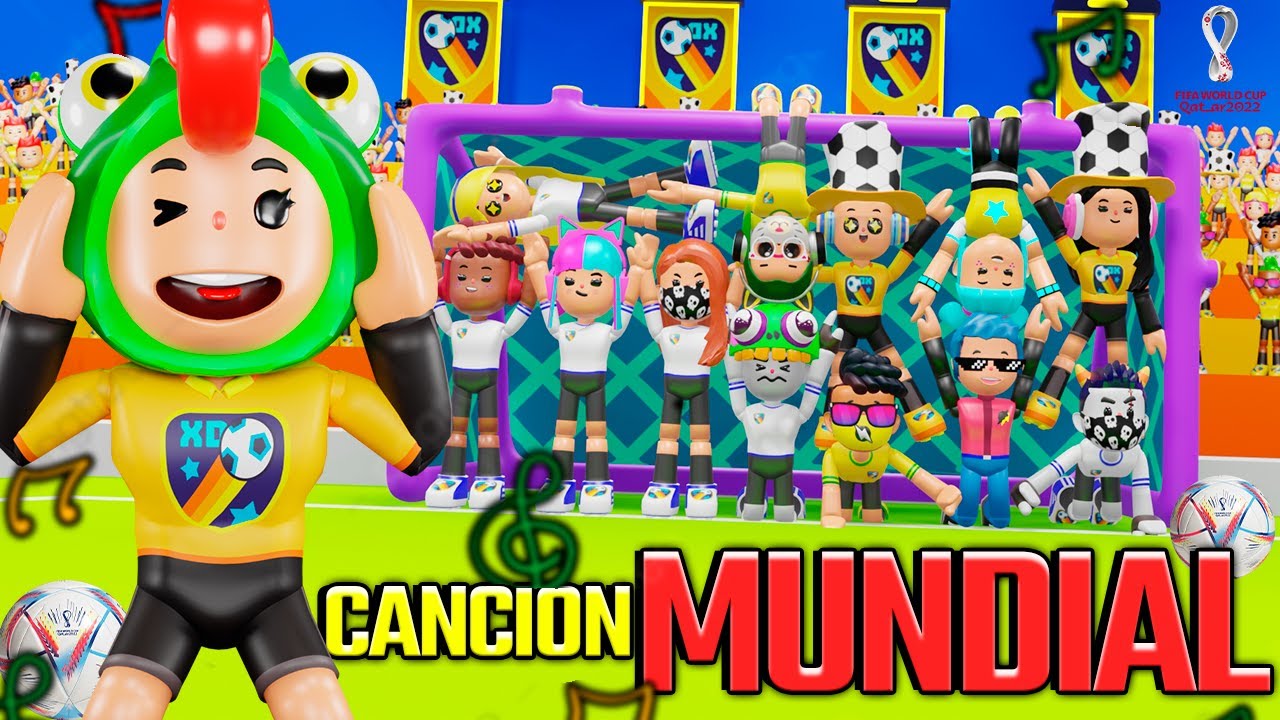 ⚽ GRITAR GOL ⚽ (CANCION OFICIAL DEL MUNDIAL 2022) en PK XD 🐸SIMBA ❌ LA FAMILIA PK