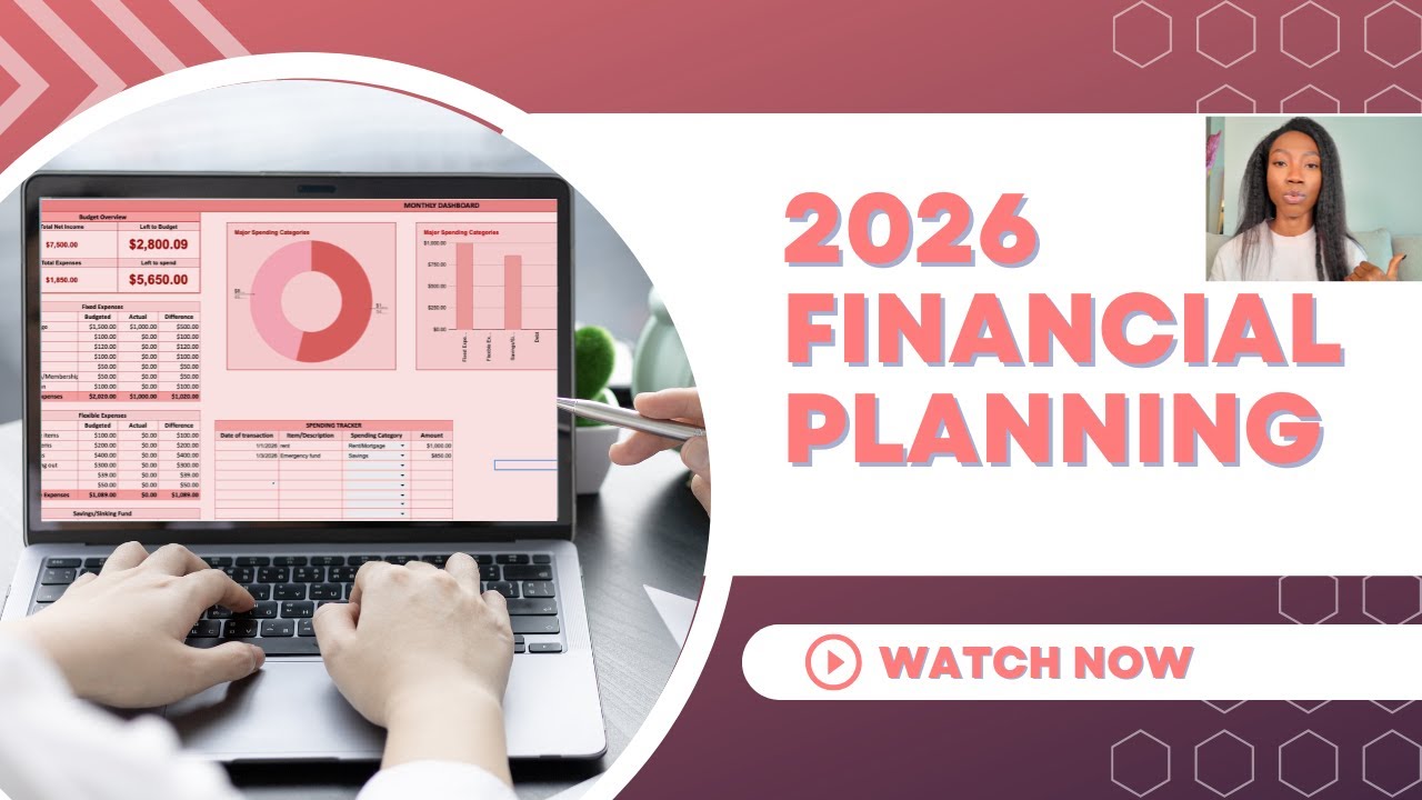 My 2026 Financial Planning System 🤑: Budget Template, Expenses, Savings and Investments 💰💰💰
