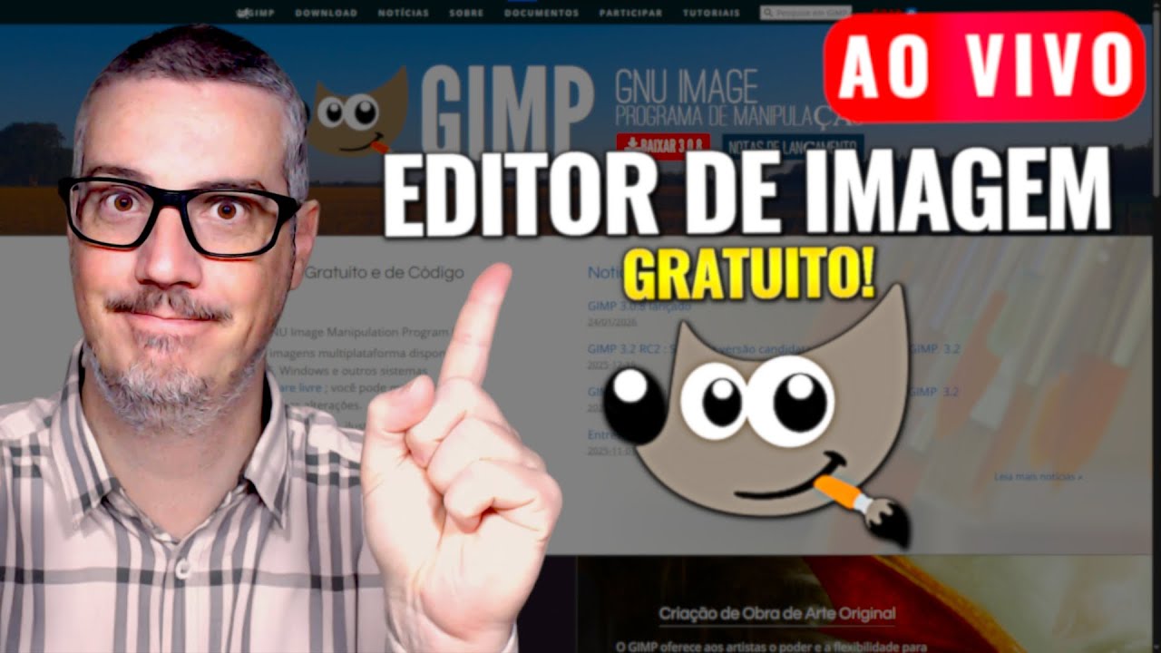 [🔴] GIMP: O Melhor Editor de Fotos Grátis (Guia Completo)