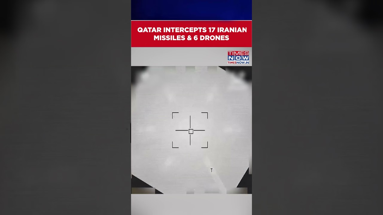 Qatar’s Dramatic Interception of Iran’s Ballistic Missiles & Drones | Iran Vs Israel #shorts