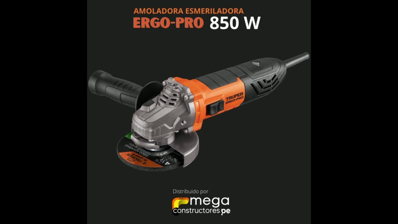 Amoladora Esmeril Profesional 850 W 4 1/2
