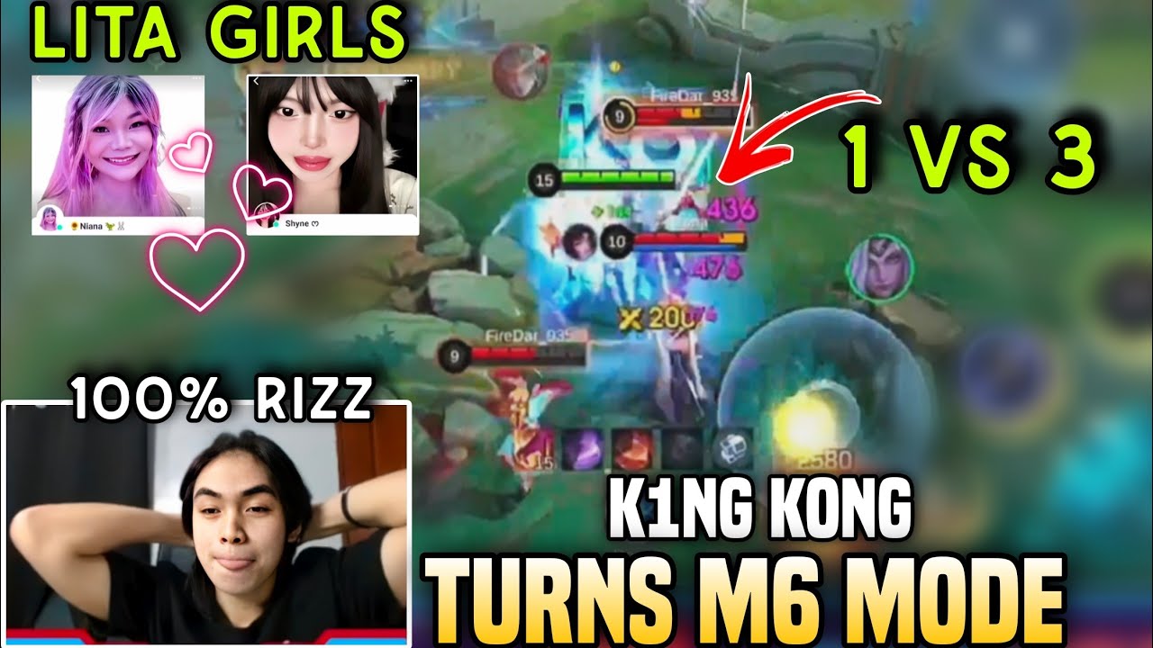 K1NG KONG turns into M6 MODE because of these 2 CUTIES...🥰🥰🥰