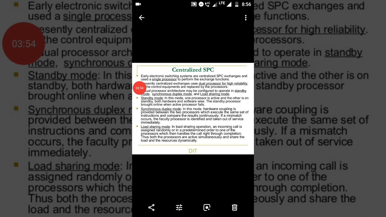 Stored program control (SPC)