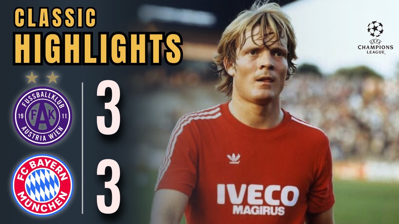 European Cup 85/86 – Austria Wien vs. Bayern München | Das Hinspiel genügte