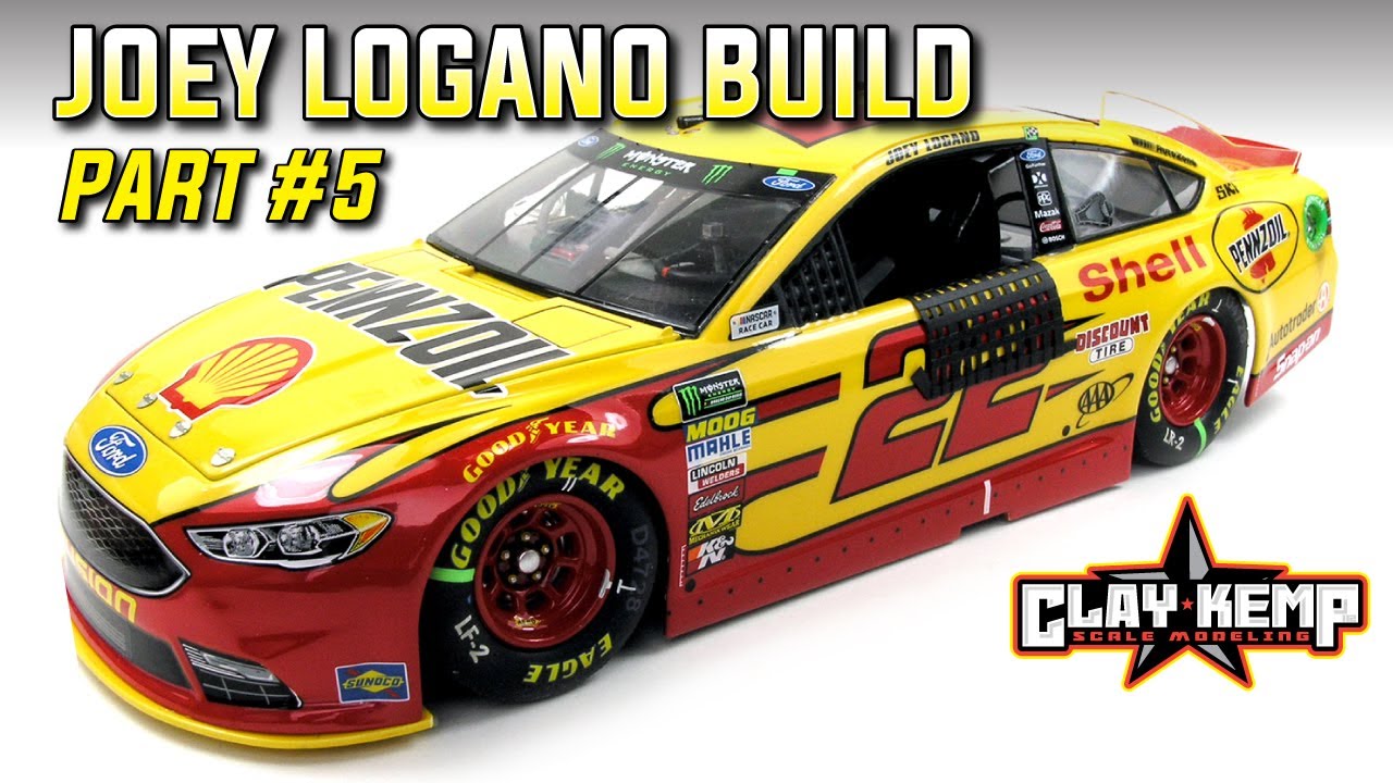 NASCAR MODEL TIPS : Adding final details...Finishing the Joey Logano 1/24 NASCAR build. Part #5