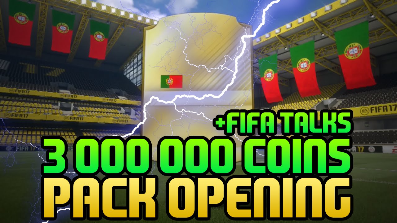 FIFA 17 - 3.000.000 Coins Pack Opening! + FIFA Talks na życzenie