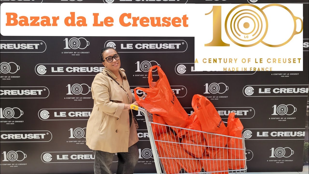 BAZAR DA LE CREUSET COM ATÉ 50% OFF COMEMORAÇĀO 100 ANOS.